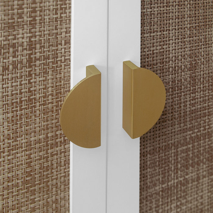 Modern Accent Storage Cabinet For Living Room, Bedroom, Dining Room, Or Study - White