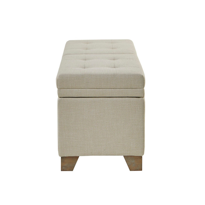 Soft Close Upholstered Storage Bench, Convenient Design