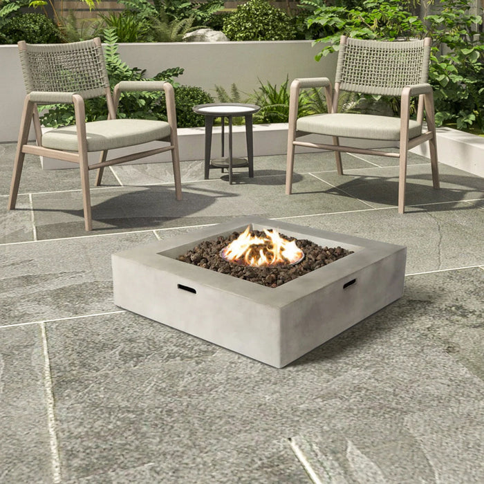 Streamlined Aesthetic Outdoor Fire Pit Table