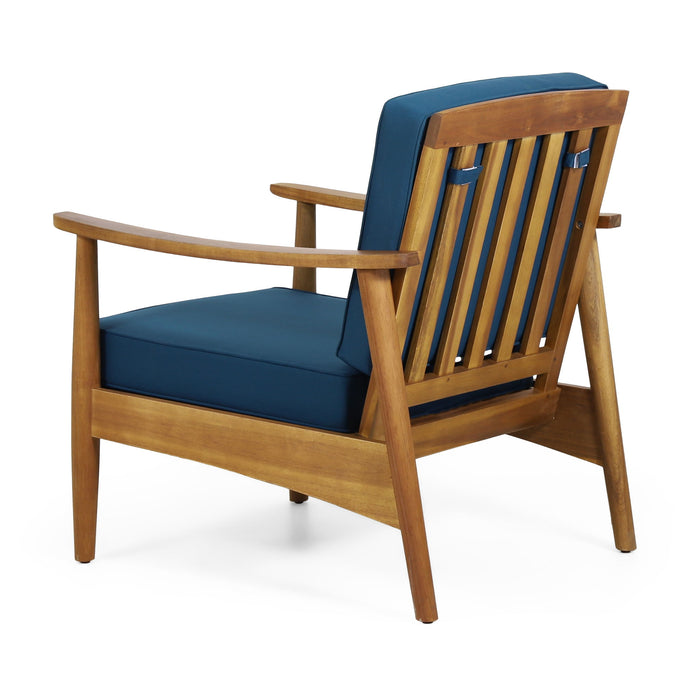 Emmry - Outdoor Acacia Wood Club Chair