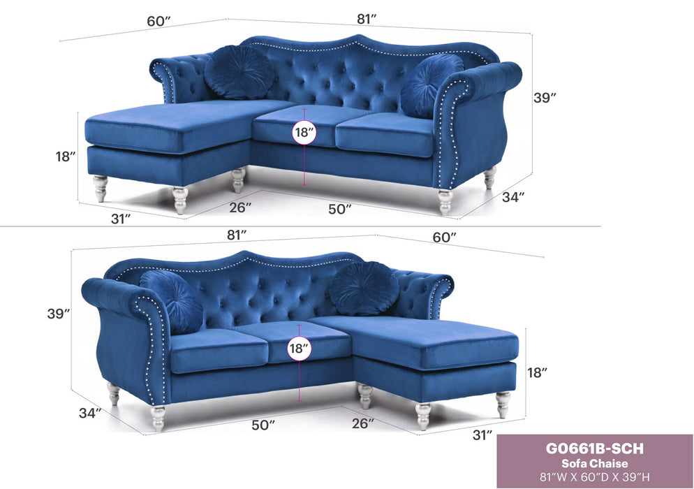 Hollywood - Sofa Chaise