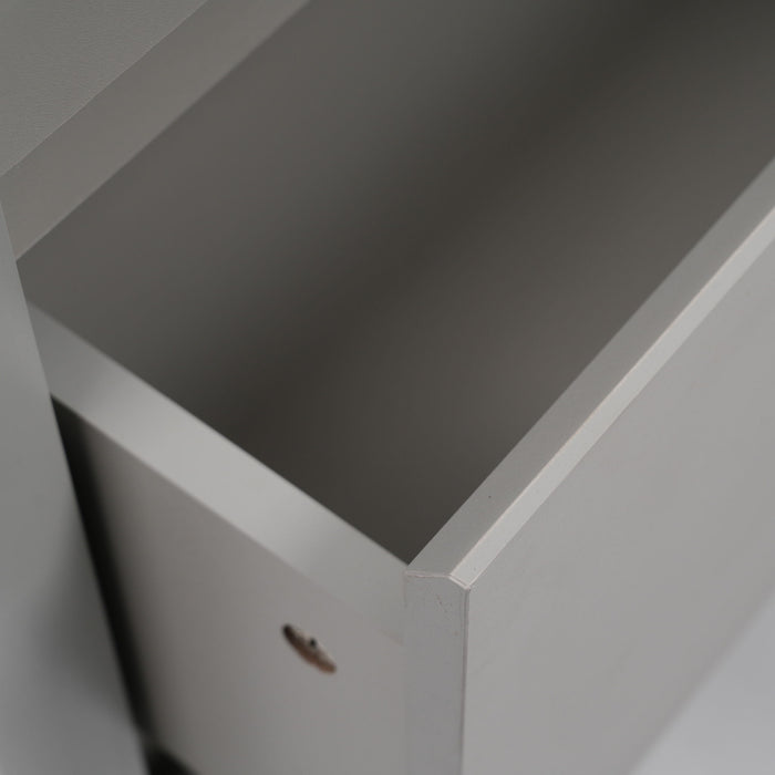 Double Sinks Bathroom Vanity Set With 2 Ceramic Basins