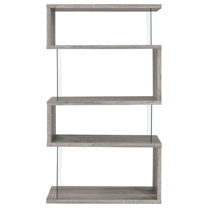 Elias - 4 Shelf Bookshelf With Zigzag Design