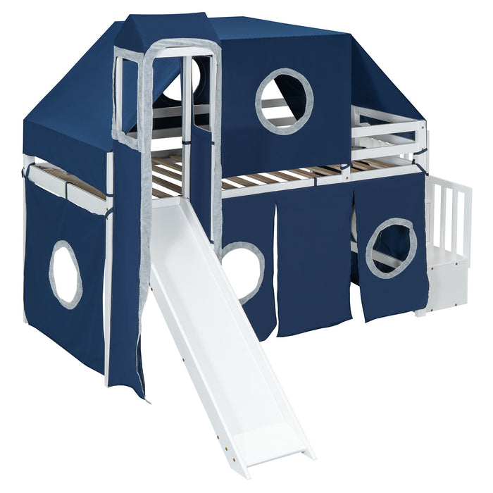 Loft Bed With Tent And Tower