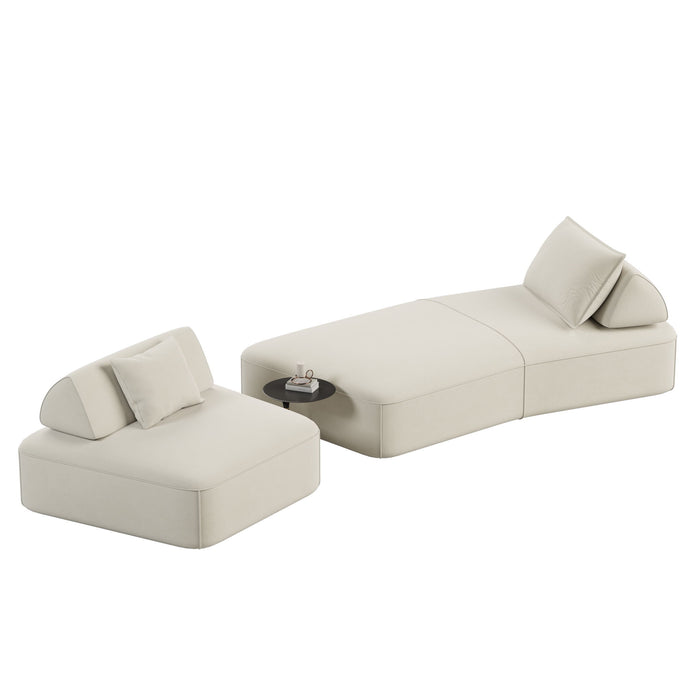 Modern Luxury Oversized Modular Sectional Sofa Set