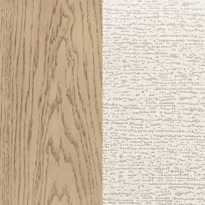 Kailani - California King Wingback Bed - Beige Oak