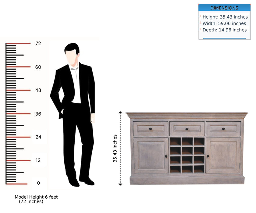 Acid - Wine Storage Unit - Gray Ash