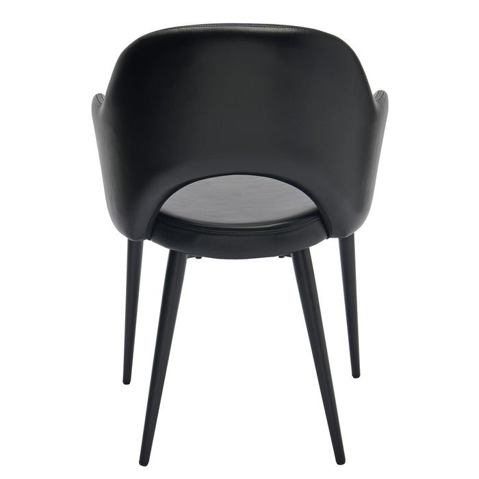 (Set of 2) Accent Chair - Black