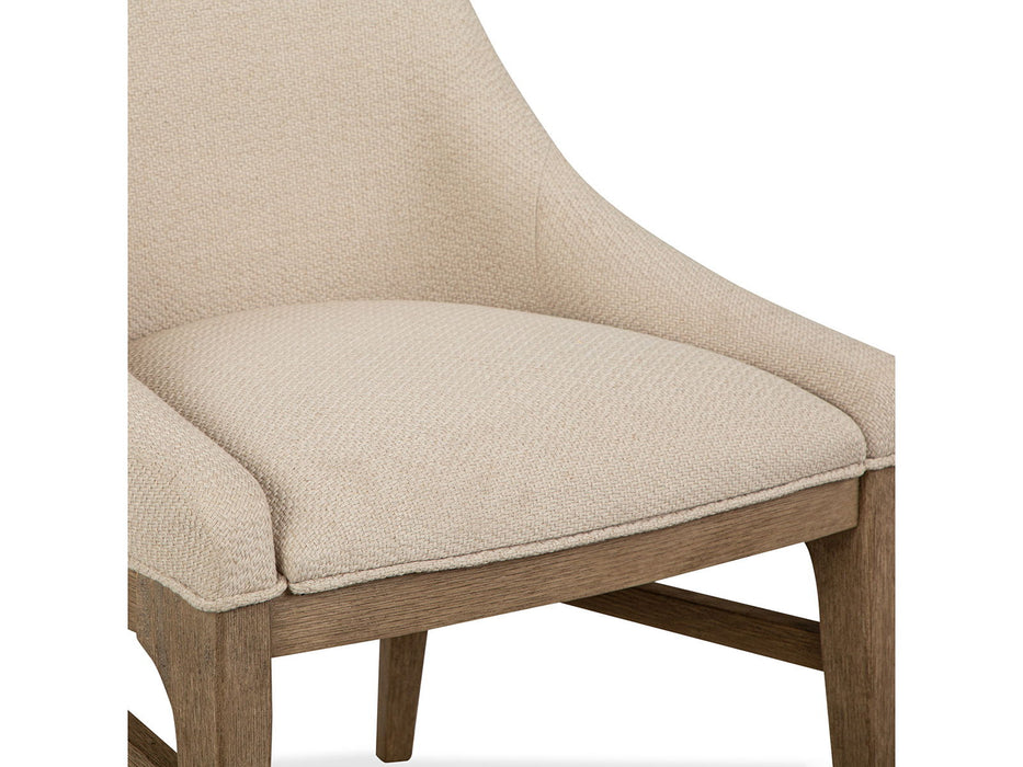 Tristan - Upholstered Arm Chair (Set of 2) - Swiss Coffee