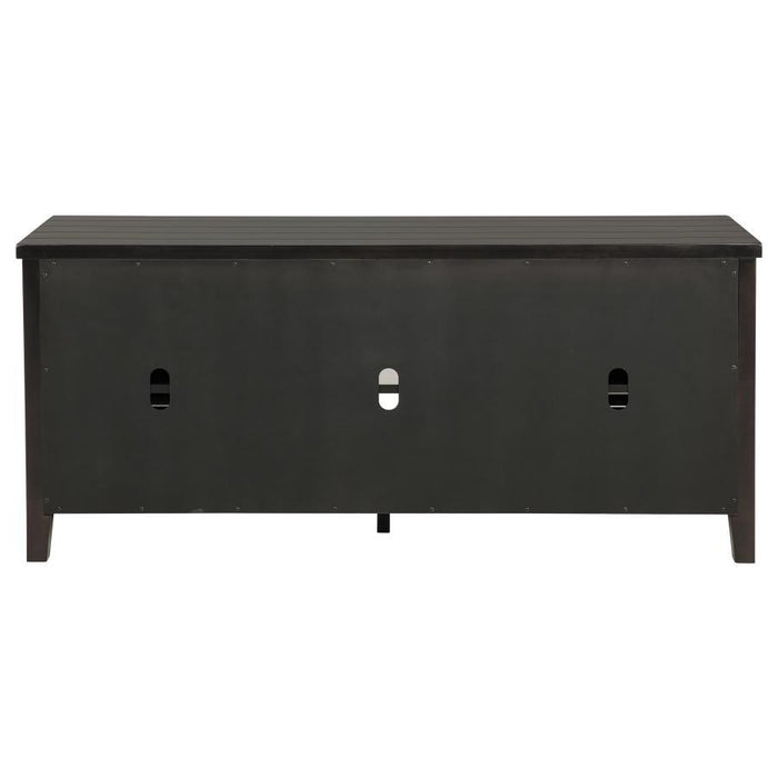 Concord - 2-Door TV Stand Console - Distressed Java