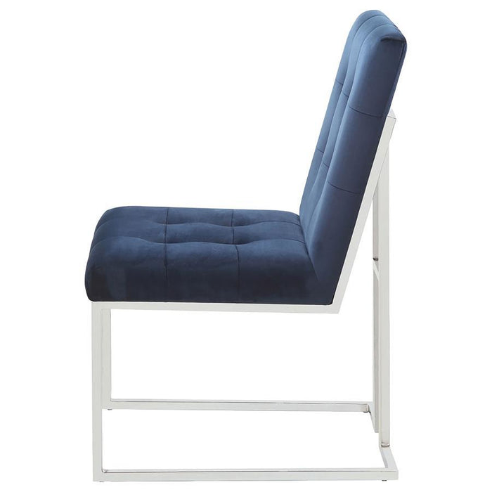 Cisco - Velvet Upholstered Dining Side Chair (Set of 2)