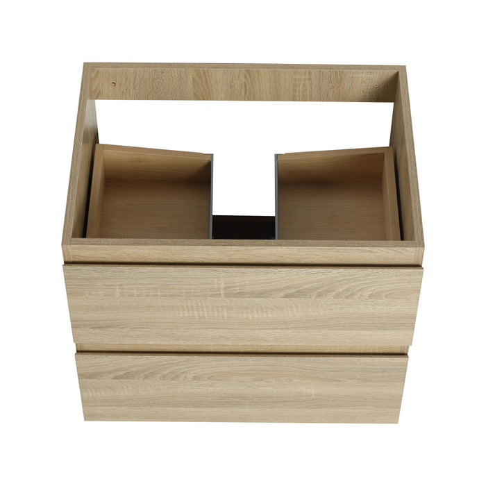 Wall Mounted Bathroom Vanity Cabinet, Soft Close Drawers (Vanity Only)