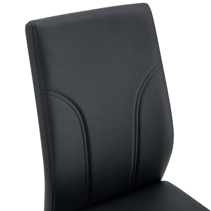 Modern Dining Chairs With High Backrest And Sturdy Legs