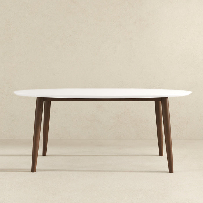 Ada - Mid-Century Modern Style Oval Dining Table