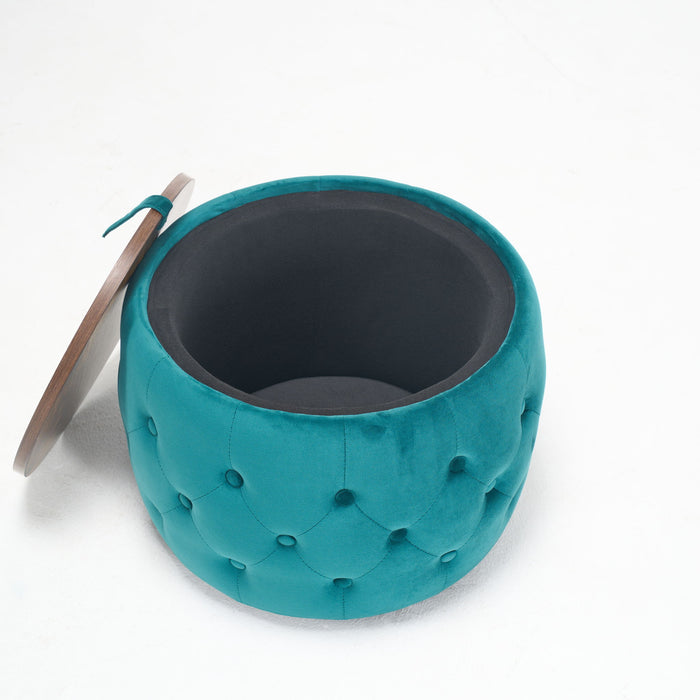 Nesting Ottomans 2 Piece With Tray, 4 In 1 Function