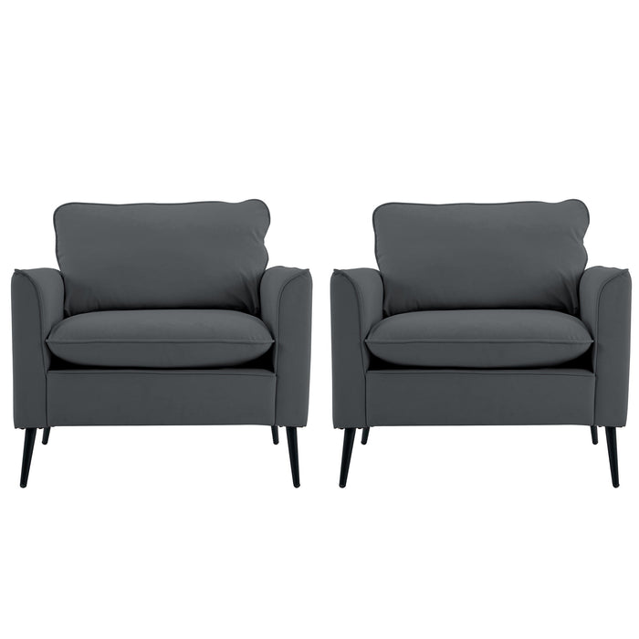 Nordic Retro Light Luxury Upholstered Sofa Chair