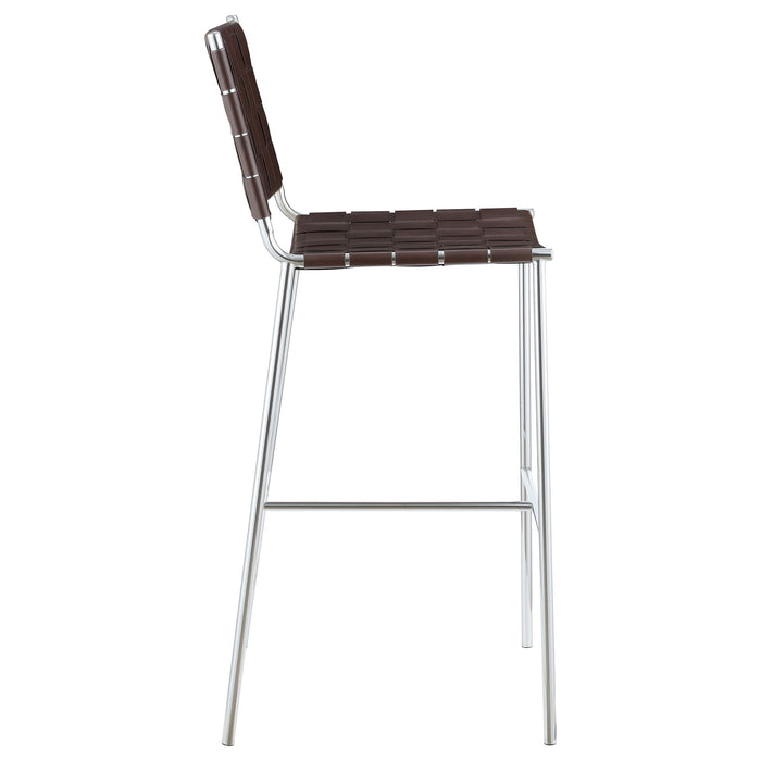 Langton - Upholstered Bar Chair - Brown