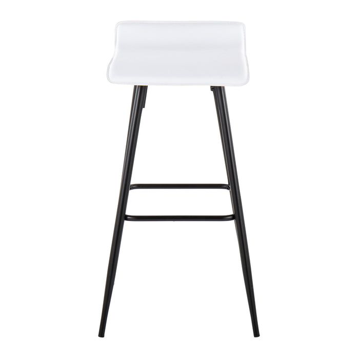 Ale - Contemporary Fixed-Height Bar Stool (Set of 2)