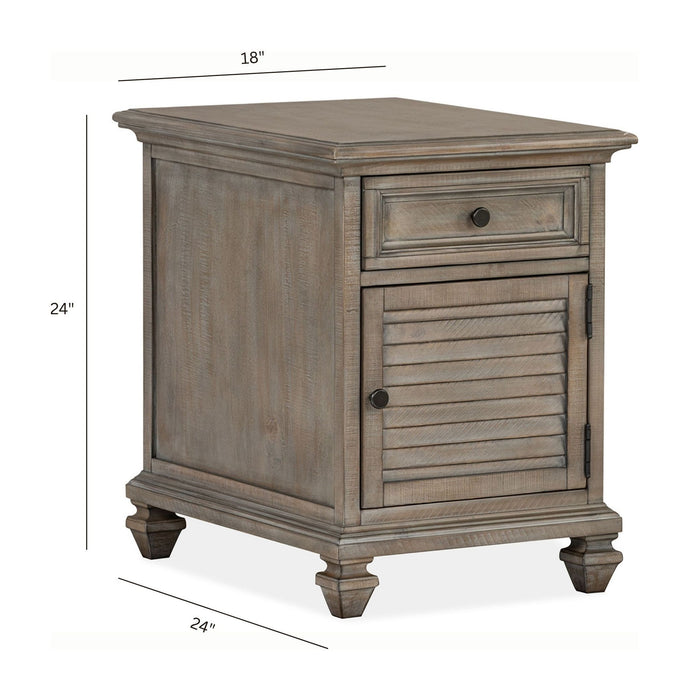 Lancaster - Chairside End Table - Dove Tail Gray