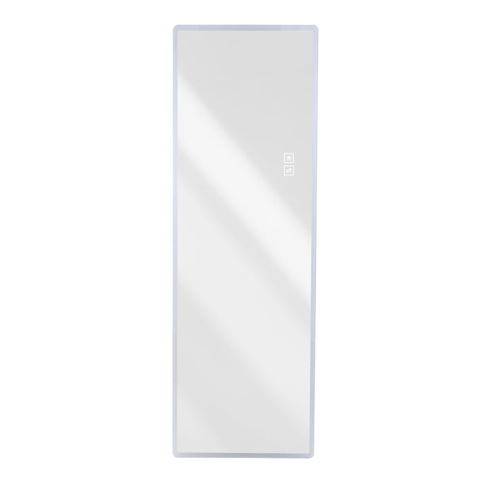 LED Full Length Mirror With Frosted Edge Lighting, 3 Color Temperatures