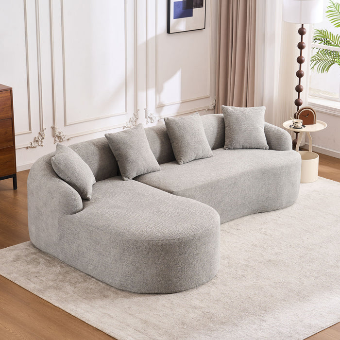 Combined Sofa With 4 Pillows