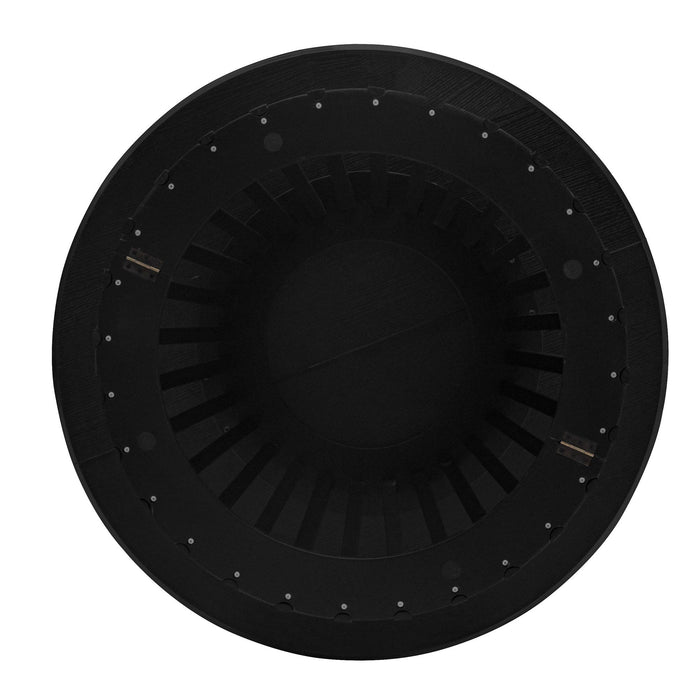 Modern Round Coffee Table With Grille Moldin