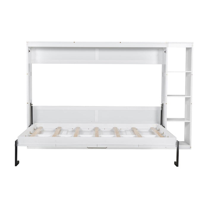 Murphy Bed With Bookshelf And Storage