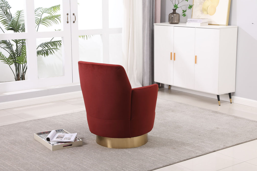 Teddy Swivel Barrel Chair, Swivel Accent Chairs Armchair For Living Room