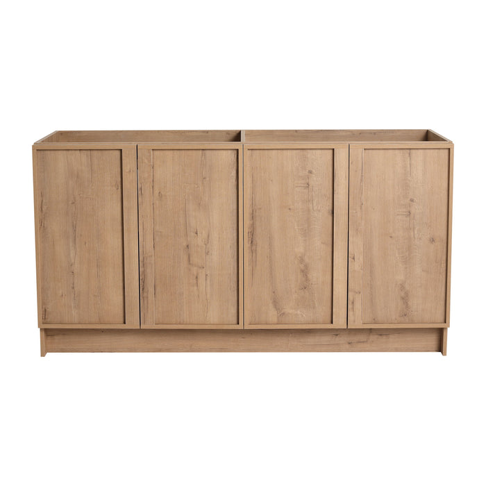 Freestanding Bathroom Vanity & Soft Close Cabinet Doors, Excluding Sink