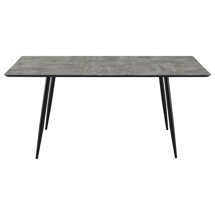 Grant - Extension Dining Table With Butterfly Leaf - Gray