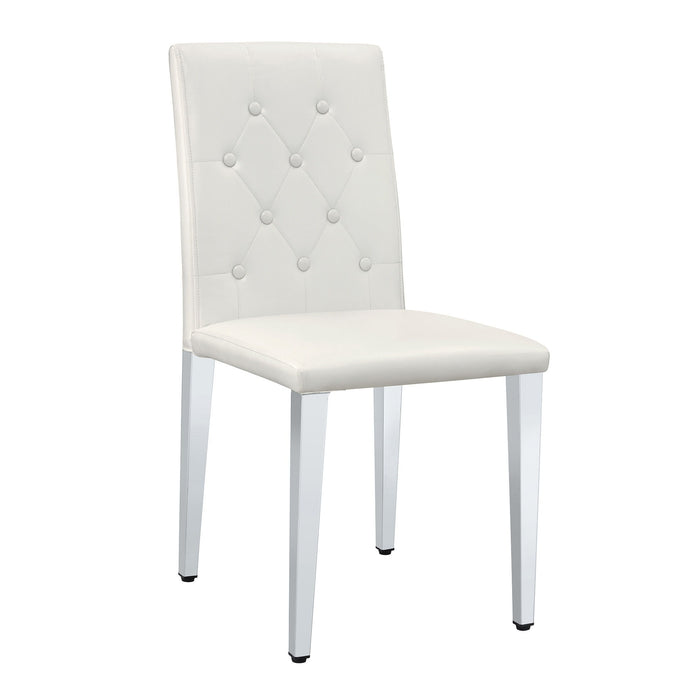 Dining Chairs With Ergonomic Buckle Backrest For Home