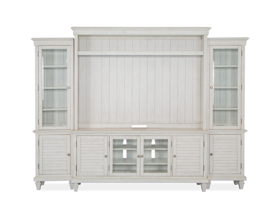 Newport - Wood Hutch - Alabaster