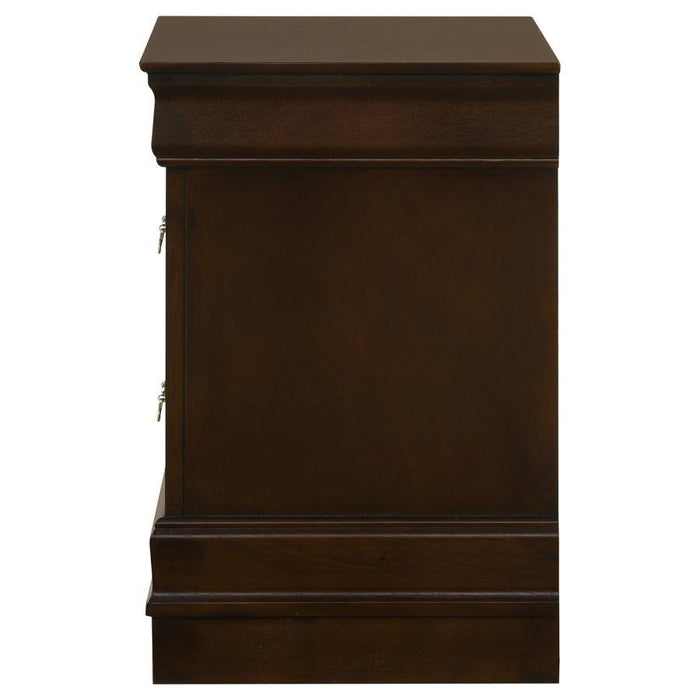 Louis Philippe - Two-drawer Nightstand