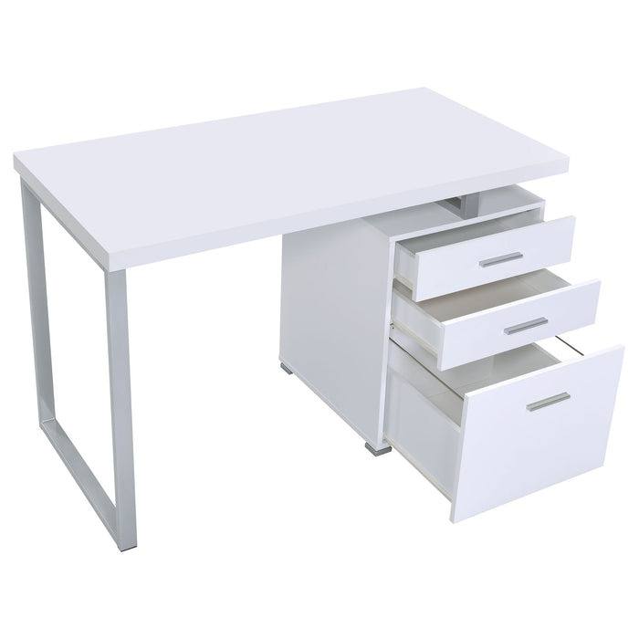 Modern Reversible 3 Drawer Office Computer Desk