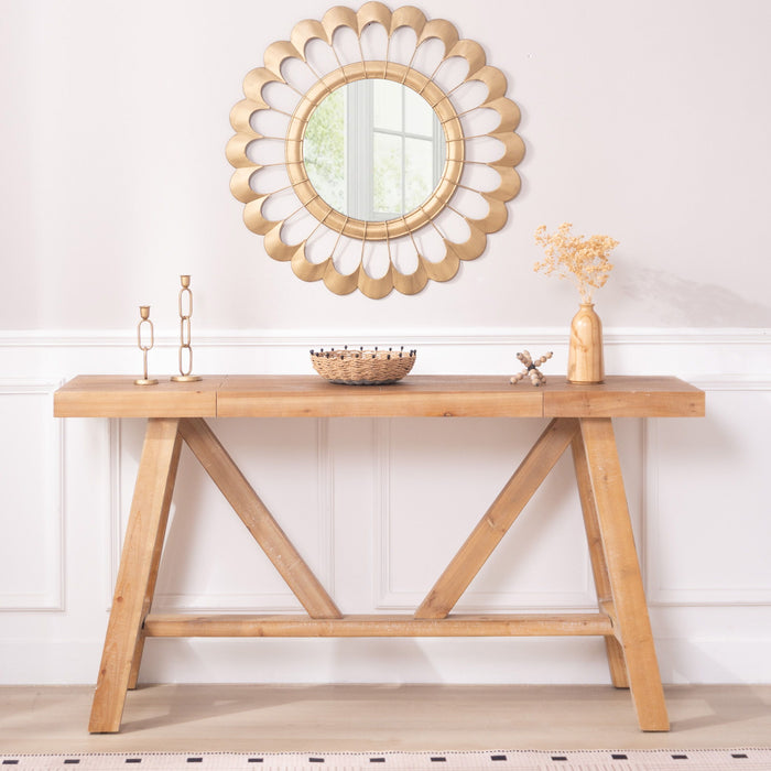 A-Frame Console Table - Natural