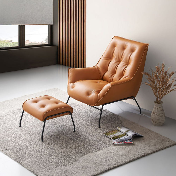Zusa - Accent Chair & Ottoman