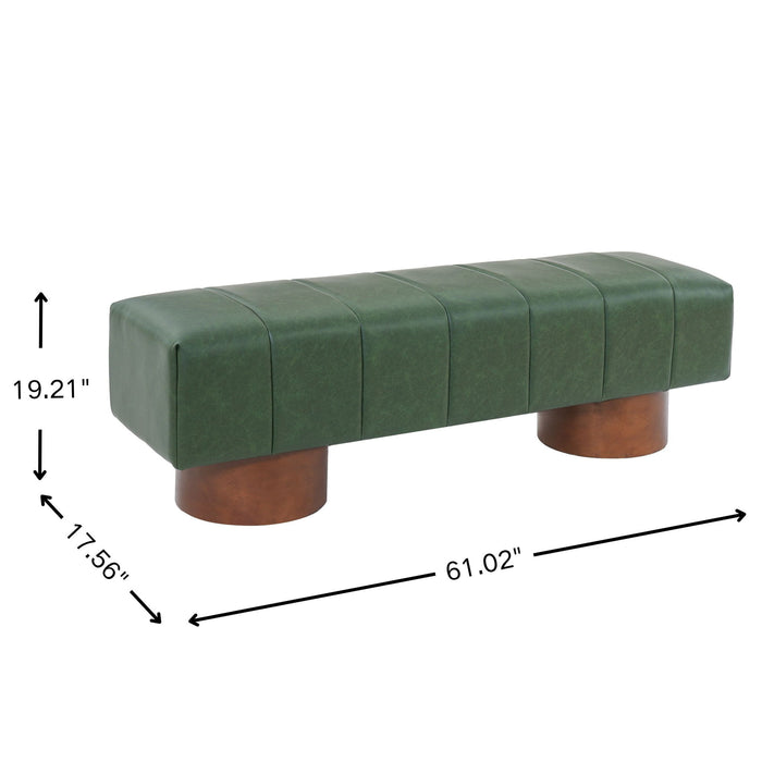Modern Upholstered Dining Bench