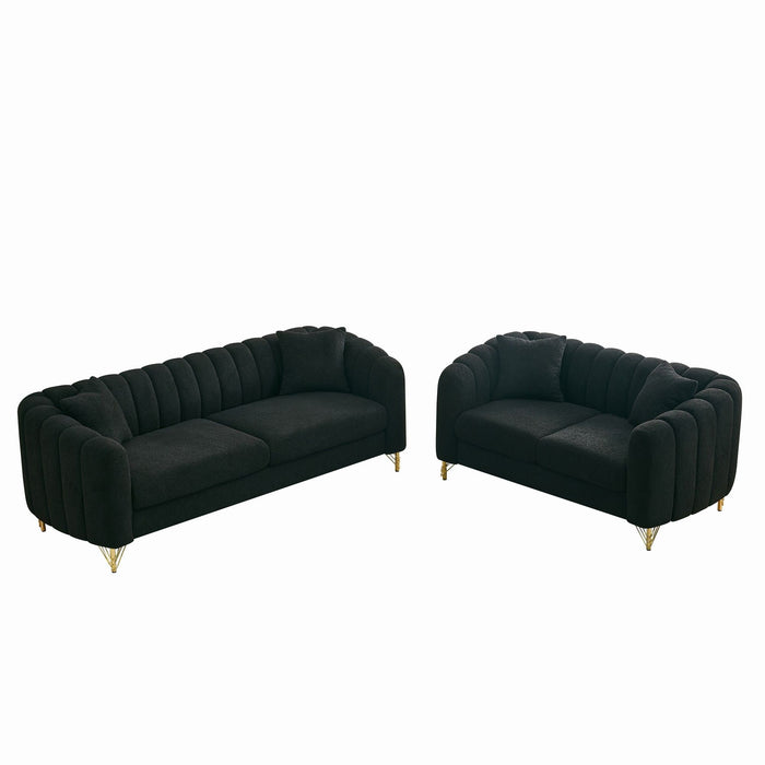 Oversized Sofa, Deep Tufted Couch
