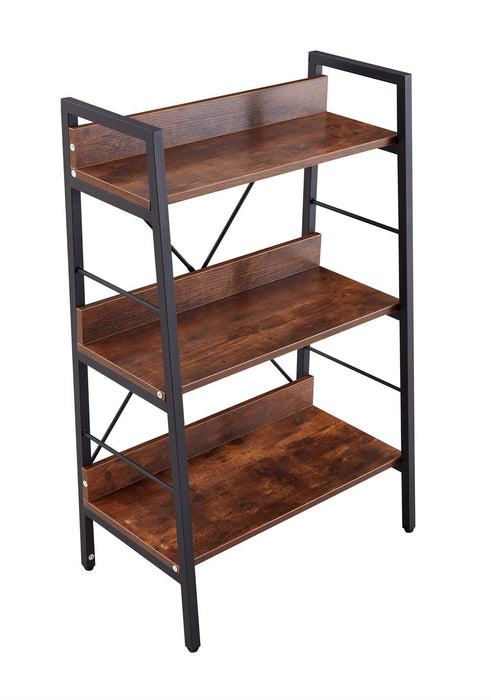 Dn 3 & 4 Layer Display Bookshelf H Ladder Shelf Storage Shelves Rack Shelf Unit Metal Frame, Tigger