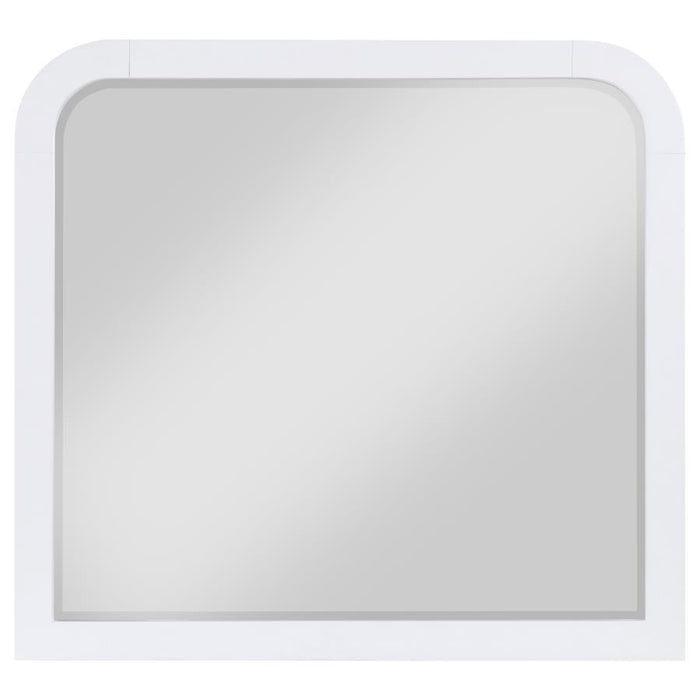 Anastasia - Dresser Mirror - Pearl White