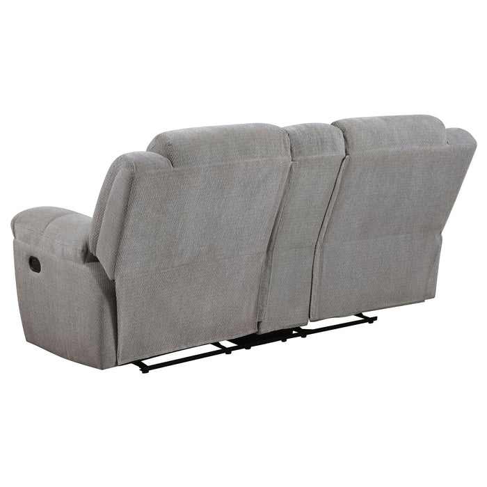 Sebring - 2 Piece Upholstered Reclining Sofa Set With Manual Recline - Gray