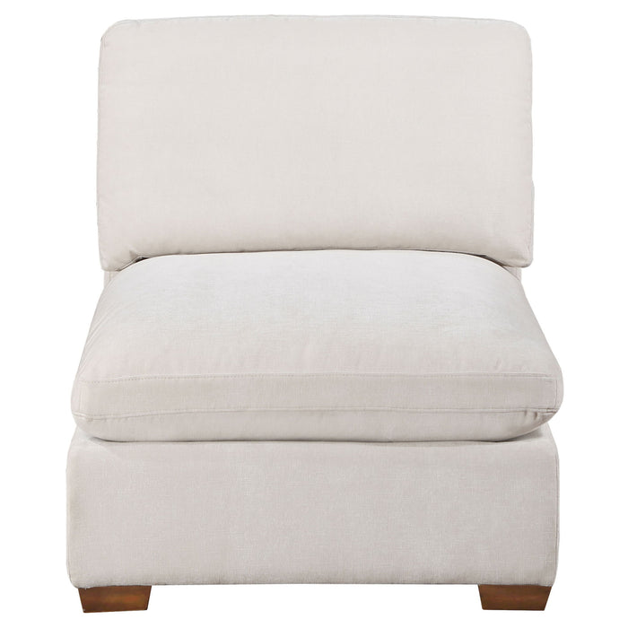 Lakeview 5-piece Upholstered Modular Sectional Sofa Ivory