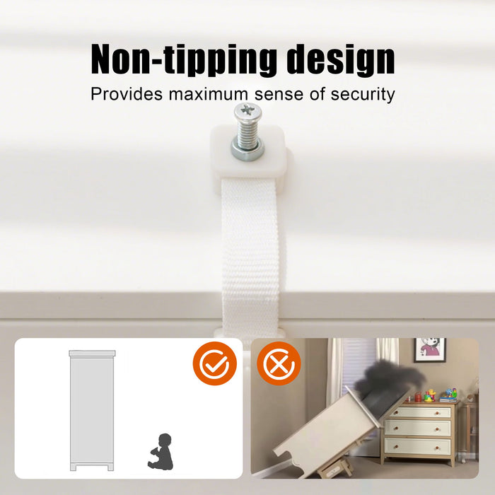 Farmhouse Style Pantry Cabinet With Drawer 2 Cabinets & 6 Door Shelves Adjustable Shelves Freestanding Cupboard - White