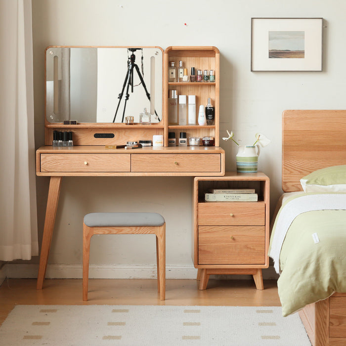 Compact Table Dresser, Accessories Storage Width Drawer - Natural