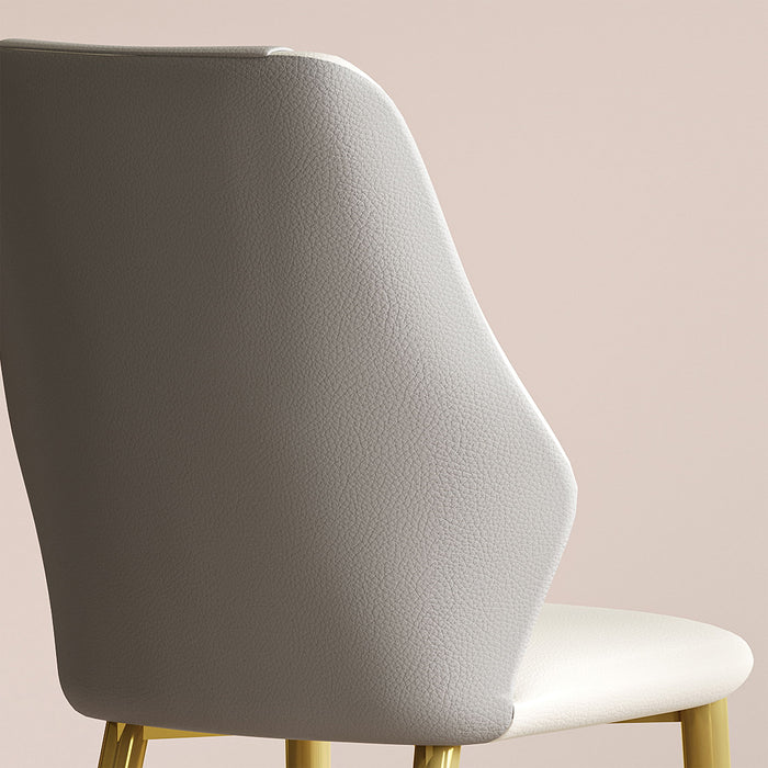 Dining Chairs (Set of 2) - Beige / Gray