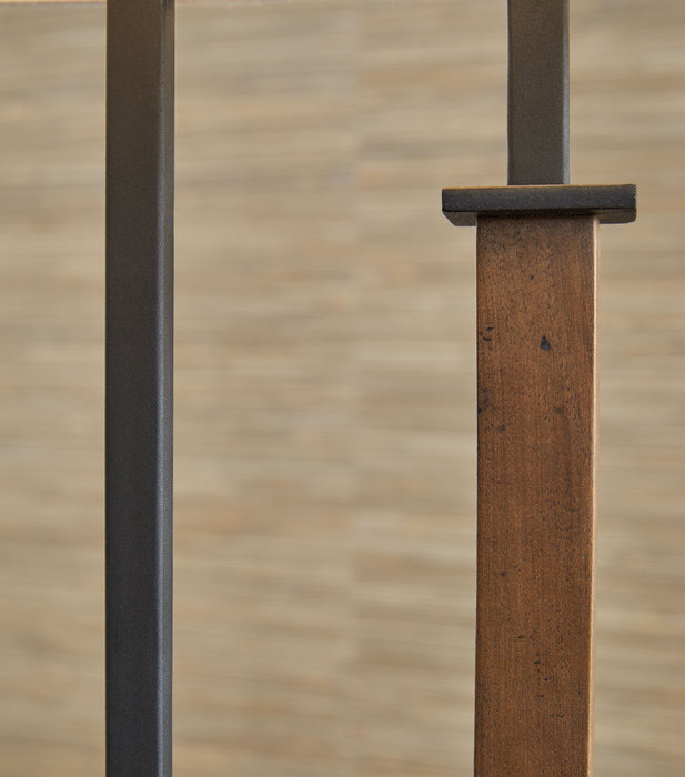 Voslen - Metal Table Lamp (Set of 2) - Black / Brown