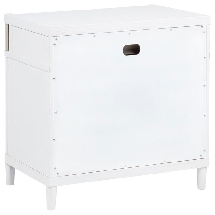 Gracemont - 3-Drawer Bedroom Nightstand Bedside Table - White