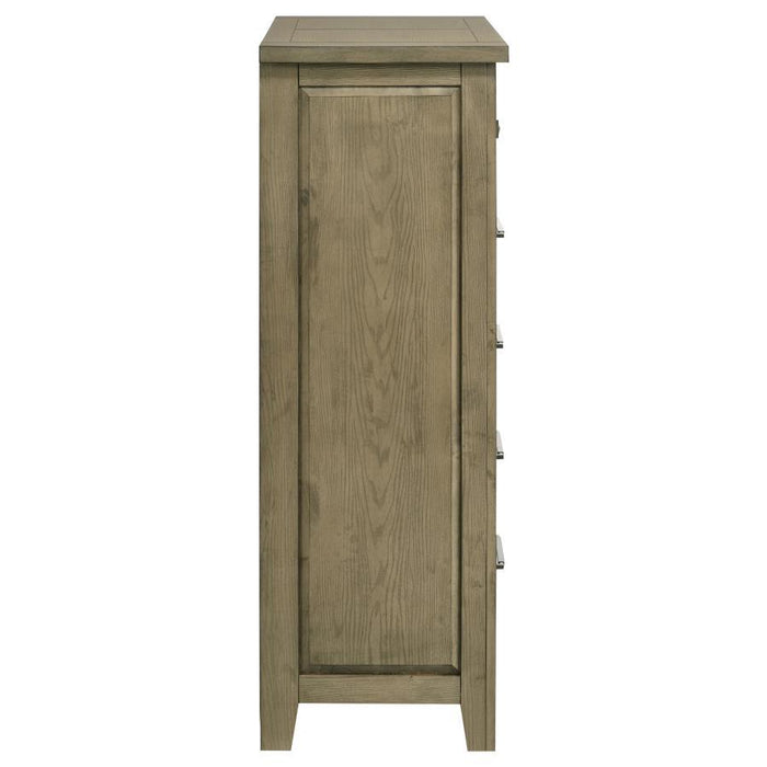 Hazlewood - 5-Drawer Bedroom Chest Of Drawers - Vineyard Oak