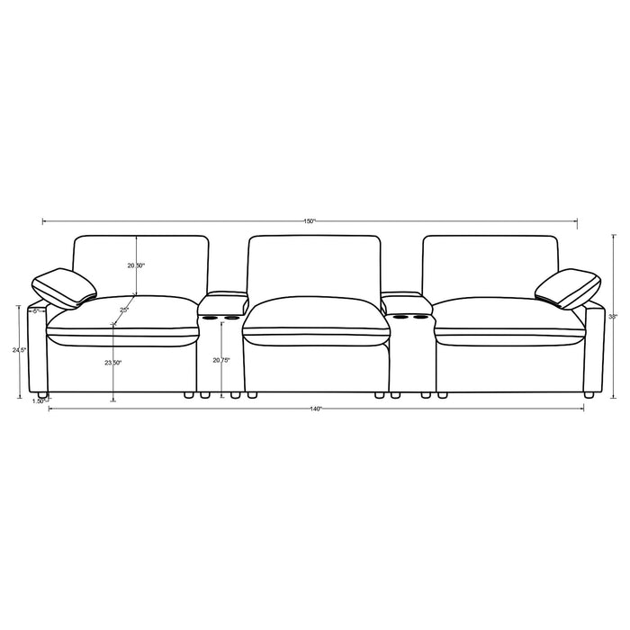 Hollander - Modular Power Reclining Sectional Sofa