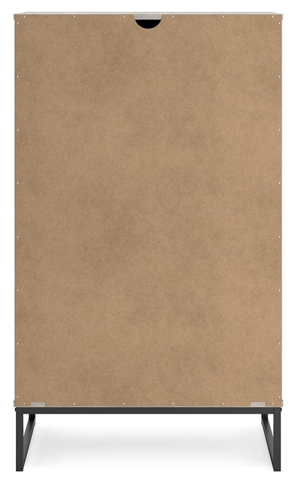 Neilsville - Five Drawer Chest - Whitewash